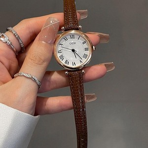Orologio da donna autentico <span class=keywords><strong>di</strong></span> <span class=keywords><strong>marca</strong></span>, <span class=keywords><strong>di</strong></span> nicchia <span class=keywords><strong>di</strong></span> lusso leggero, nuovo modello 2025 retrò semplice con un tocco <span class=keywords><strong>di</strong></span> alta gamma - Product Image 5