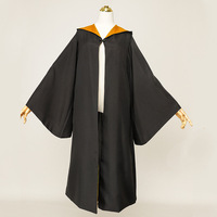 Robe de sorcier Harry Potter pour cosplay, école Hogwarts 4, avec et sans logo