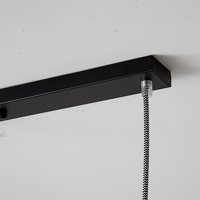 Lampe suspendue LED acoustique en feutre PET durable, hauteur réglable, insonorisante, finition grise, haute luminosité, protection des yeux, pour la maison