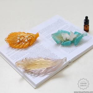 ביקססואן זכוכית מעופפת זרמה עלי מלאכה עלה צלחת תכשיטים מחזיק טבעת קטצ 'all קערה גלאם-אורגני - Product Image 2