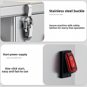 Trituratore <span class=keywords><strong>Elettrico</strong></span> Commerciale in Acciaio Inox Multifunzione per Verdure, Affettatrice per Ristoranti, Uso per Patate e Limoni - Product Image 4