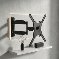 Soporte de pared para TV con brazos duraderos, soporte de pared de TV de acero de 32-55 pulgadas, Soporte motorizado para TV, soportes de pantalla de Plasma LCD/LED