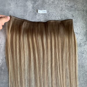 Extensions de cheveux YS127 Russian Remy Genius Weft, <span class=keywords><strong>blond</strong></span> <span class=keywords><strong>cendré</strong></span>, 100% cheveux humains - Product Image 5