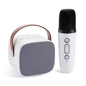 Fifine E1 Christmas Gift Portable Party Speaker 4 in 1 Wireless Karaoke Microphone Cordless Karaoke Mini Microphone With Speaker