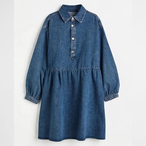 Abiti in <span class=keywords><strong>jeans</strong></span> personalizzati Denim da donna abiti in Denim per donna abito in Denim con colletto ampio - Product Image 6