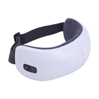 Masseur oculaire rechargeable japonais et coréen pour usage domestique et professionnel 2026, contrôle de la minuterie, mini appareil de soin électrique noir, 500 mAh, USB Type-C