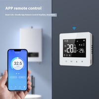 YDD Alexa Google Home Tuya Thermostat intelligent WiFi pour radiateur, affichage numérique intérieur, design barre Android pour chauffage domestique