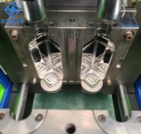 Machine semi-automatique de fabrication de bouteilles et de pots en PET avec moteur PLC, pompe à roulement, production de 800-1100 pièces/heure, écologique, pour bouteilles d'eau de 2L