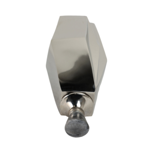 Vaso geometrico in metallo con tappo in pietra, decorazione moderna da tavolo per soggiorno, camera da letto, ufficio - Product Image 6
