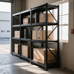 Sistema de estantería de acero ajustable Estante sin pernos con estante de tienda de artículos baratos Estante de almacenamiento de metal para uso en almacén - Product Image 3