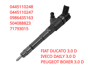 0445110248 0445110247 504088823 71793015 Nuevo Inyector de Combustible Diésel 1984G8 para FIAT <span class=keywords><strong>DUCATO</strong></span> para DAILY PEUGEOT BOXER 3.0 D - Product Image 2