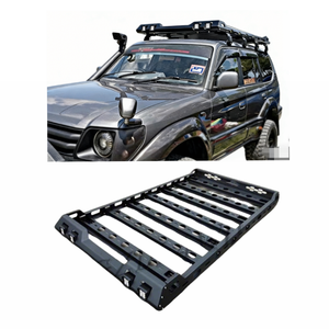 Portapacchi <span class=keywords><strong>Universale</strong></span> con LED per Toyota Land Cruiser Serie 70 80 90 100 GU GQ Patrol Pajero, Portapacchi per SUV - Product Image 1