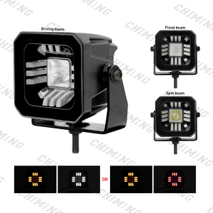 3 Inch 18w Square DRL Led Spot Lampe <span class=keywords><strong>de</strong></span> travail avec <span class=keywords><strong>feu</strong></span> <span class=keywords><strong>de</strong></span> <span class=keywords><strong>position</strong></span> Offroad 4x4 Lampe <span class=keywords><strong>de</strong></span> travail <span class=keywords><strong>pour</strong></span> camion avec <span class=keywords><strong>feu</strong></span> <span class=keywords><strong>de</strong></span> <span class=keywords><strong>position</strong></span> <span class=keywords><strong>blanc</strong></span> ambre - Product Image 2