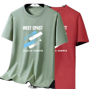 Camiseta Unisex de Poliéster Orgánico para Hombre, Estilo Casual Esencial, Diseño Liso al por Mayor con Técnicas de Lavado e Impresión Gráfica - Product Image 1