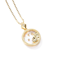 Collier pendentif tendance pour femmes 2022 en argent sterling plaqué or, horoscope, astrologie, 12 signes du zodiaque, chaîne à maillons, fête