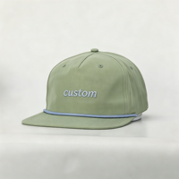 Casquette Snapback Unisexe Personnalisée de Haute Qualité, Tissu en Nylon, Broderie Manuelle Premium, Casquette Trucker Légère et Décontractée