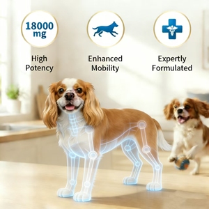 Köpekler için Stokta Mevcut Gelişmiş Glukozamin Kondroitin Eklem Takviyesi - Kalça ve Eklem Ağrılarını Giderici 120 Adet Yumuşak Çiğneme Tableti - Product Image 2