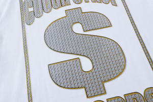 T-shirt 100% Cotone con Scritta AWFUL LOT of COUGH SYRUP Maglietta di Alta Qualità Oversize a Maniche Corte da Uomo - Product Image 4