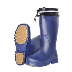 Bottes de pluie imperméables imperméables légères légères bleues résistantes au <span class=keywords><strong>froid</strong></span> d'hiver antidérapantes pour la <span class=keywords><strong>chasse</strong></span> Eva en caoutchouc pour la pêche - Product Image 1