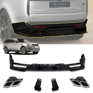 Piezas exteriores del cuerpo del coche labio trasero divisor trasero para Land Rover Range Rover <span class=keywords><strong>Vogue</strong></span> <span class=keywords><strong>2023</strong></span> - Product Image 1