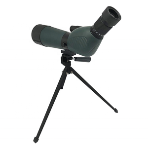 Télescope monoculaire 20-60x60 Porro Bak4 étanche avec construction en alliage d'aluminium, couleur verte, pour téléphone portable - Product Image 1