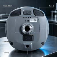 Sistema GNSS RTK Láser Toptech TK-600, Receptor de 1408 Canales, Función de Cámara Dual e IMU