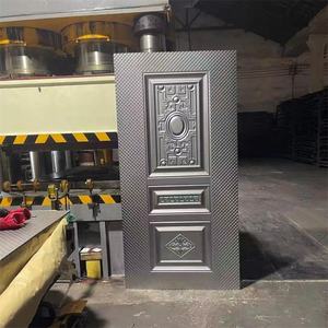 Panel de Puerta Repujado, Puerta de Acero, Lámina de Hierro con Acabado en Cuero, Puerta <span class=keywords><strong>Antirrobo</strong></span>, Entrada, Patio, Fachada - Product Image 3