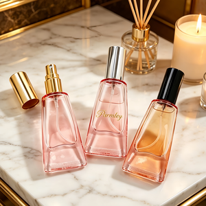 Nouvelle bouteille <span class=keywords><strong>de</strong></span> <span class=keywords><strong>parfum</strong></span> portable fantaisie mini 10 ml en verre en forme <span class=keywords><strong>de</strong></span> tube rose unique avec bouchon - Product Image 1