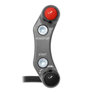 Interruptor de manillar derecho para KTM 990 Duke (orificios alineados) (titanio) - Product Image 1