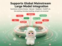 Peluche interactive parlante AI pour enfants, apprentissage des langues, pratique à la maison et en voyage, peluches intelligentes avec IA