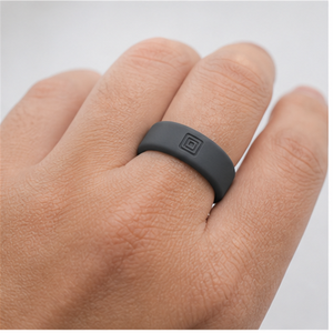 Coque de protection en silicone pour Oura Ring 4 Gen 3, design circulaire superposé, logo personnalisé, minimaliste unisexe - Product Image 6