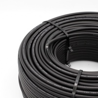 Cable de Energía Solar Fotovoltaica PNTECH PV1-F de Bajo Voltaje XLPO, Cobre Estañado Libre de Oxígeno, 1x4mm2, CC 1000V, Impermeable y Resistente a los Rayos UV