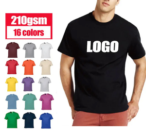 เสื้อยืดคอตตอนหวี 100% ทรงปกติ แบบถัก พร้อมโลโก้พิมพ์ลายด้วยความร้อน และป้ายปัก - Product Image 3