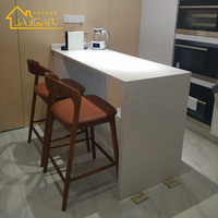 Tabourets hauts de luxe en cuir PU, chaise de salle à manger moderne, tabouret de bar en bois pour restaurant, chaises de comptoir pour îlot de cuisine et petit-déjeuner