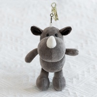 Grosir Pabrik Gantungan Kunci Boneka Mini Plush 15cm Lucu Aneka Hewan Kebun Binatang OEM Custom