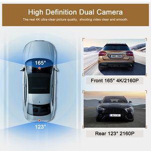 Cámara <span class=keywords><strong>de</strong></span> Coche Universal Delantera/Trasera 4K, Cámara <span class=keywords><strong>para</strong></span> Vehículos con Control Inalámbrico por WiFi y Aplicación, Visión Nocturna, WDR, Modo <span class=keywords><strong>de</strong></span> Estacionamiento 24/7 - Product Image 4