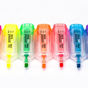 Sh808s <span class=keywords><strong>Highlighter</strong></span> xiên tip Bút Đánh Dấu người lớn trẻ em trường Cung cấp mực lớn hồ chứa hai mặt bằng văn bản màu sắc pastel - Product Image 6