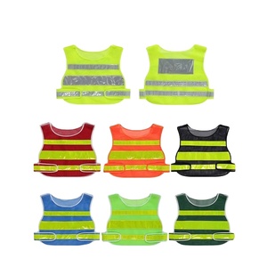 เสื้อกั๊กความปลอดภัยจราจรสะท้อนแสงตาข่ายระบายอากาศกีฬาการแข่งขันเสื้อกั๊กตาข่ายสะท้อนแสง - Product Image 1