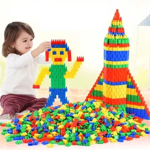 Testa di proiettile blocchi di costruzione con più forme per i bambini Puzzle e giocattoli di educazione precoce come regali per i bambini 40 Unisex