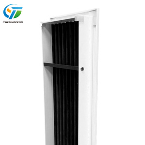 <span class=keywords><strong>Grille</strong></span> de <span class=keywords><strong>ventilation</strong></span> linéaire <span class=keywords><strong>rectangulaire</strong></span> murale au design moderne pour VAV, diffuseur d'air linéaire blanc - Product Image 6