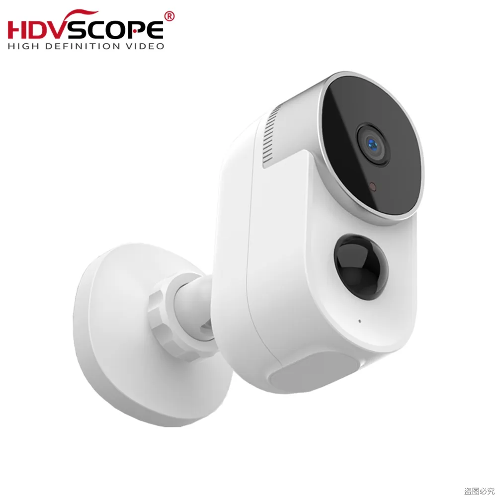 Câmera de segurança para casa com 1080p p2p, sem fio, 2mp, para área externa, sem fio, com bateria, ip, visão noturna pir ip65 tuya