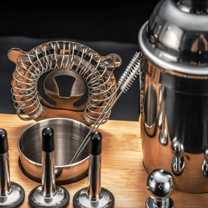 Juego de Herramientas de Bar, Juego de Coctelera de 24 Piezas, Kit de Barman Perfecto para el Hogar, Herramientas para Mezclar Bebidas con Soporte - Product Image 6
