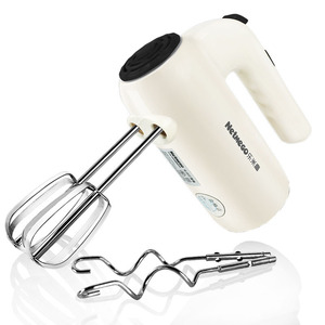 Netmego Handheld Electric Egg Beater N25D With Wire Whip And Dough Hook For Baking And Cream Whipping - Product Image 5