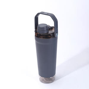 Çok Fonksiyonlu Modern Taşınabilir 590 ml Büyük Çift Cidarlı Vakumlu Paslanmaz Çelik İzoleli 6-12 Saat Termal Sızdırmaz Spor <span class=keywords><strong>Protein</strong></span> - Product Image 4