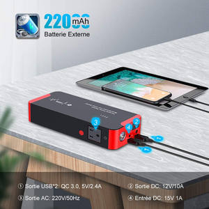 נייד לרכב סוללה קפיצת Starter <span class=keywords><strong>Booster</strong></span> <span class=keywords><strong>Pack</strong></span> כלים חיצוני נייד כוח בנק מטען - Product Image 4