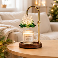 Lampe à cire fondante transfrontalière, diffuseur d'arômes style Instagram, lampe de table cadeau, sans fumée, à température réglable, style américain