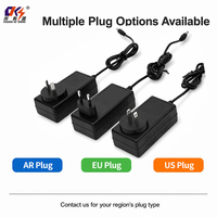 Adaptateur mural 12V 5A 60W pour caisse enregistreuse POS, écran tout-en-un, chargeur de fauteuil de massage, alimentation 12 volts 5 ampères