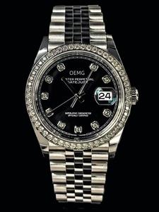 Đồng hồ cơ thép 904L hiệu suất cao, máy tự động 3235, sang trọng, lịch sự, phù hợp cho các sự kiện ngoài trời, dây đeo thép không gỉ, hợp kim kim loại - Product Image 2