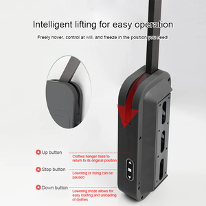 Miglior Sollevatore <span class=keywords><strong>Elettrico</strong></span> Pieghevole per Armadio, Hardware Intelligente per Mobili, Gancio per Appendiabiti, Binario <span class=keywords><strong>Elettrico</strong></span> per Guardaroba - Product Image 3