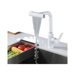 Keran dapur tarik ke luar, keran dapur fungsi ganda, hujan panas, keran wastafel bisa ditarik untuk rumah tangga, keran cuci sayuran - Product Image 1